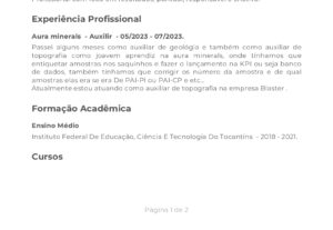 Eu vou fazer seus currículos e tabelas no Excel