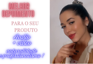Eu vou  fazer um comercial para você