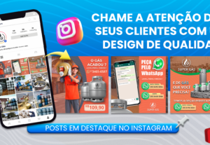 Eu vou fazer o design de artes para suas redes sociais