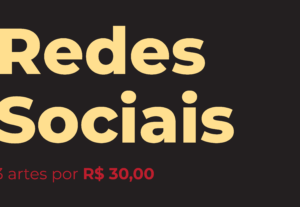Eu vou criar artes para suas redes sociais