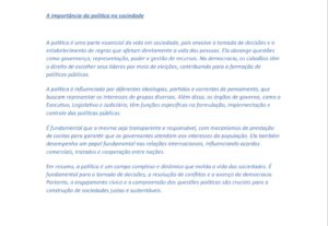 Eu vou realizar trabalhos de editor de texto, redação