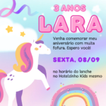 Eu vou fazer a arte do seu convite e redes sociais
