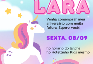 Eu vou fazer a arte do seu convite e redes sociais