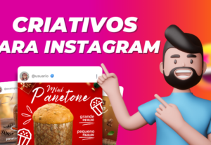 Eu vou Fazer um criativo para seu Instagram/Rede Social
