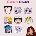 Eu vou fazer emotes exclusivos para você