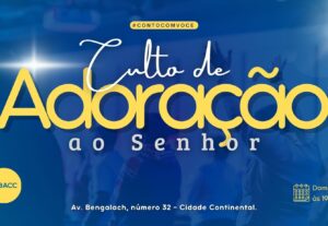 Eu vou criar um flyer personalizado para a sua igreja
