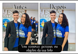 Eu vou remover pessoas/objetos da sua foto