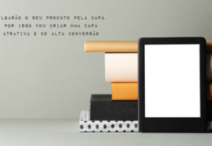 Eu vou criar uma capa super atrativa para o seu e-book