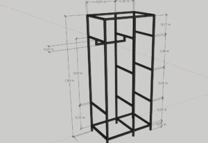 Eu vou fazer Desenhos Técnicos e Previews em 3D.