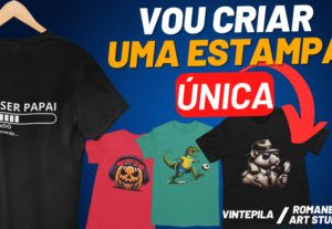 Eu vou criar estampas únicas e deslumbrantes para sua camise...