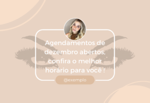 Eu vou fazer posts para sua rede social ou de sua marca.