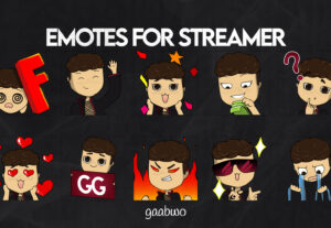 Eu vou desenhar você e seus emotes