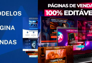 Eu vou te entregar +50 modelos de Páginas de Vendas editavei...