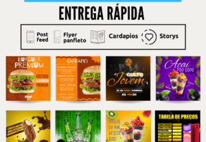 Eu vou fazer as artes de mídias para suas redes sociais