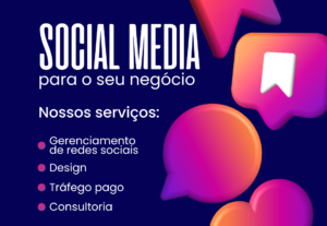 Eu vou crescer as redes sociais da sua empresa ou produto