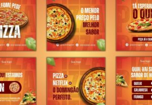 Eu vou criar 3 post para o seu restaurante, pizzaria e etc