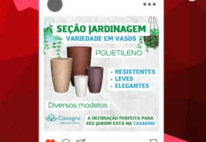 Eu vou fazer 3 artes para a sua rede social