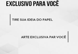 Eu vou fazer uma arte exclusiva para suas redes sociais