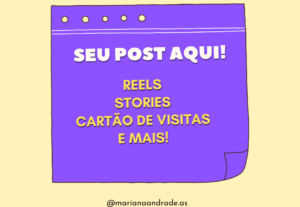 Eu vou criar uma arte para seu post