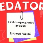 Eu vou fazer seu texto para redes sociais e blogs