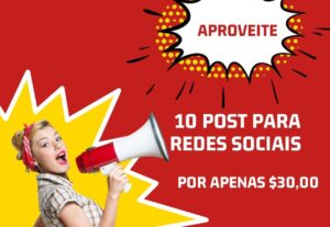 Eu vou fazer 10 artes.para suas redes sociais