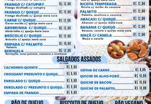 Eu vou Fazer o cardápio do seu restaurante, lanchonete...