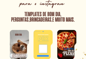 Eu vou criar templates para seu instagran