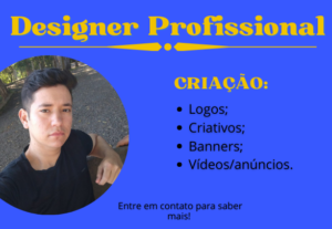 Eu vou criar todas as artes que você precisar.