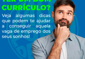 Eu vou criar um currículo para você