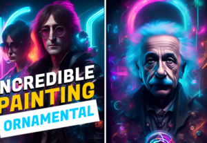 Eu vou criar artes para quadros com personalidades que és fã
