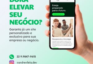Eu vou criar um site para você ou seu negócio