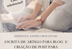 Eu vou criar conteúdo de saúde para seu blog ou rede social.