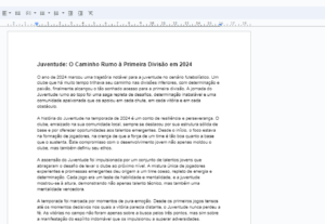Eu vou Editar seu texto e revisar a gramatica