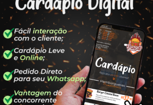 Eu vou criar seu cardápio digital e moderno.