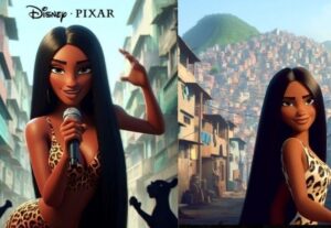 Eu vou criar uma ilustração estilo animação 3D Disney/Pixar