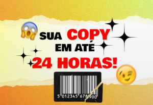 Eu vou criar uma copy matadora para sua marca ou produto