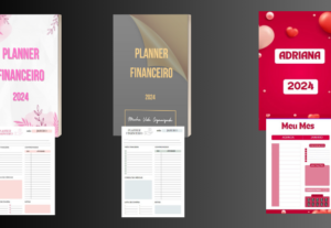Eu vou personalizar o planner/agenda do seu jeito.