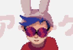 Eu vou fazer uma pixel art pra você.
