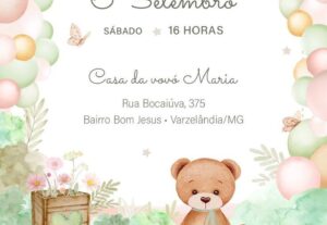 Eu vou Criar Convites digitais para sua festa