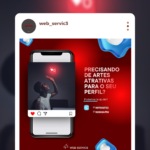 Eu vou fazer a arte que você precisa para sua rede social