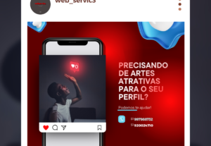 Eu vou fazer a arte que você precisa para sua rede social