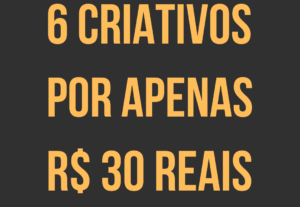Eu vou fazer criativos para seu anúncio