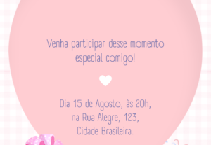 Eu vou Fazer seu convite aniversário, casamentos e festas
