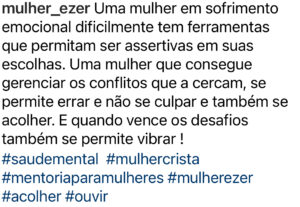 Eu vou criar textos/legendas para redes sociais.