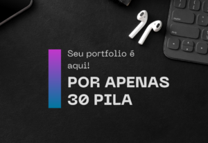 Eu vou fazer seu portfolio por trinta pila