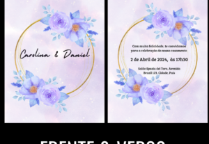 Eu vou fazer o seu convite de casamento