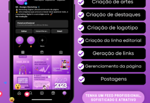 Eu vou transformar o perfil das suas redes sociais.