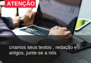 Eu vou Fazer qualquer redação ou artigo que deseja