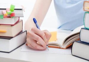 Eu vou fazer artigos e redações