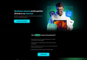 Eu vou criar uma landing page profissional para você